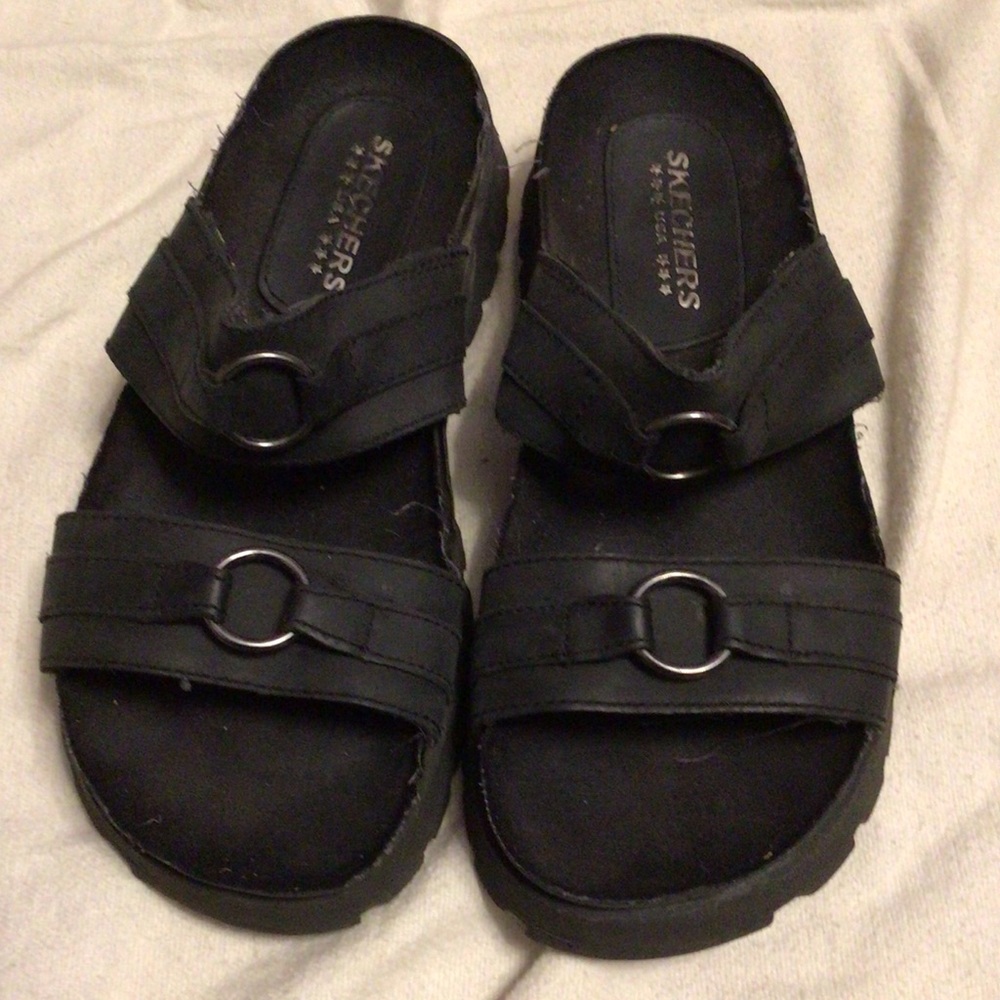 Skechers Black Sandals